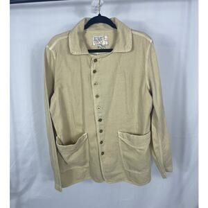 NWT Sandrine Rose khaki canvas JACKET large sunflower